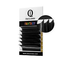 Черные ресницы Oko Lashes Fantasy mini MIX 6 линий