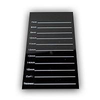 Планшет для цветных ресниц Black 14*7,5 см (7-15)