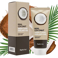 Пилинг-скатка с экстрактом кокоса FarmStay Rear Coconut Deep Clear Peeling Gel