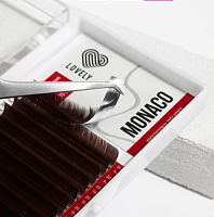 Ресницы темно-коричневые LOVELY Monaco MIX 16 линий